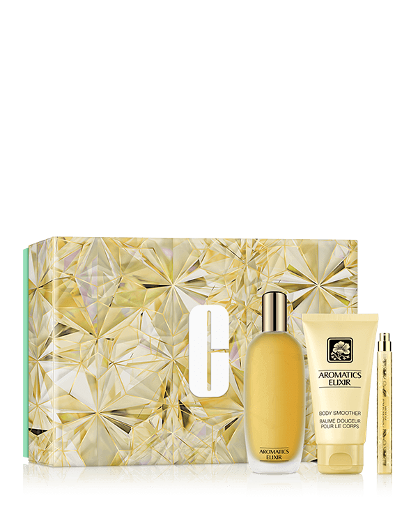 Aromatics Elixir Riches Fragrance Set, An exclusive fragrance trio for head-to-toe intrigue. A $156.00 value.