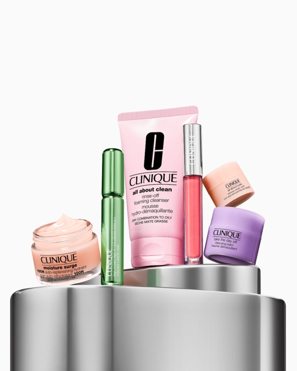 Ready, Set, Refresh: Skincare &amp; Makeup Set, A set of 6 skincare and makeup staples for a fresh-faced look, including a silky makeup remover.