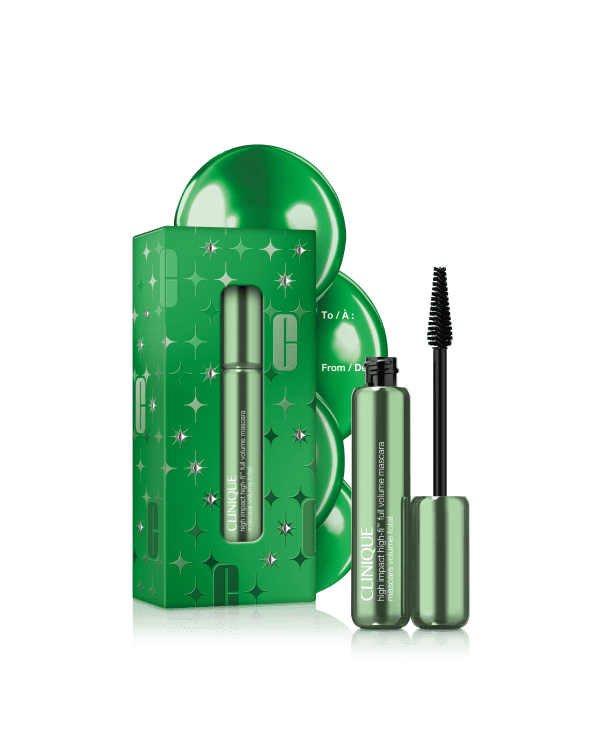 High Impact Hi-Fi Mascara Stocking Stuffer, Our loudest mascara for instant, amped-up lash volume—packed up and ready to gift.
