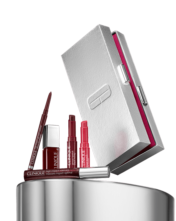 Black Honey Makeup Vault Set, From the lip legend that started it all to dramatic lashes, this makeup set features Clinique&#039;s cult classic shade 4 ways, plus a Pink Honey Almost Lipstick.