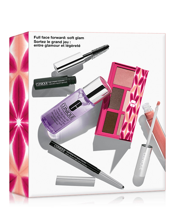 Full Face Forward: Soft Glam Makeup Set, Everything you need for an everyday glam makeup look. A $117.00 value.