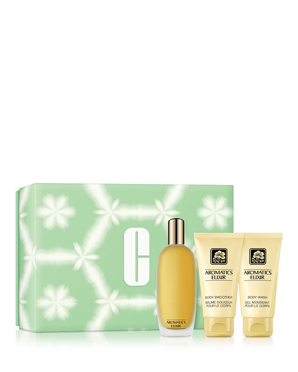 Aromatics Elixir Riches Fragrance Set, An exclusive fragrance trio for head-to-toe intrigue. A $146.00 value.