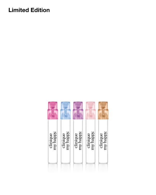 Find Your Happy Fragrance Set, Five mini feel-good fragrances for happiness anytime. A $17 value.