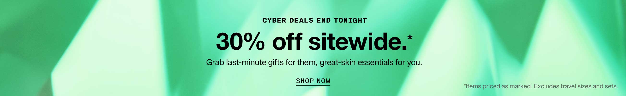 30% off sitewide.* Save on our allergy tested, 100% fragrance free formulas.