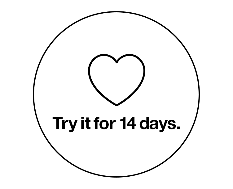 Try it for 14 days.