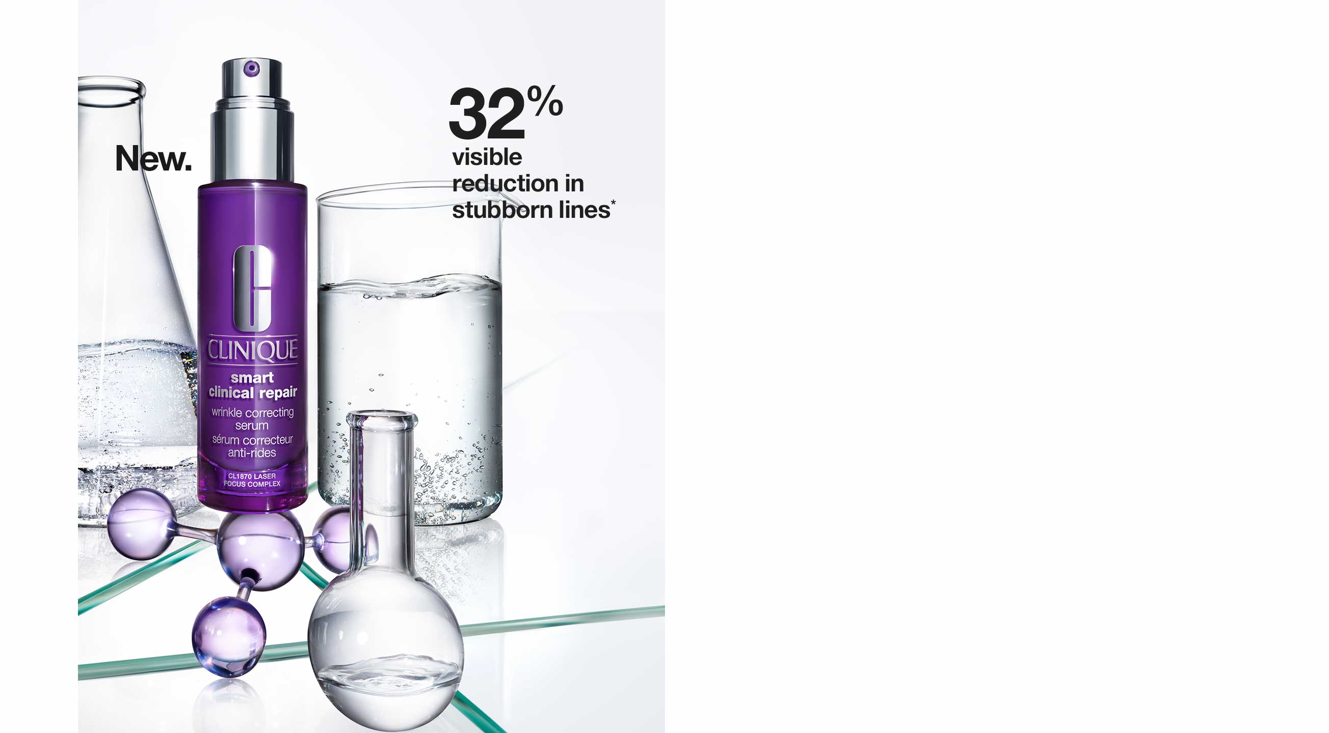 32% visible reduction in stubborn lines*